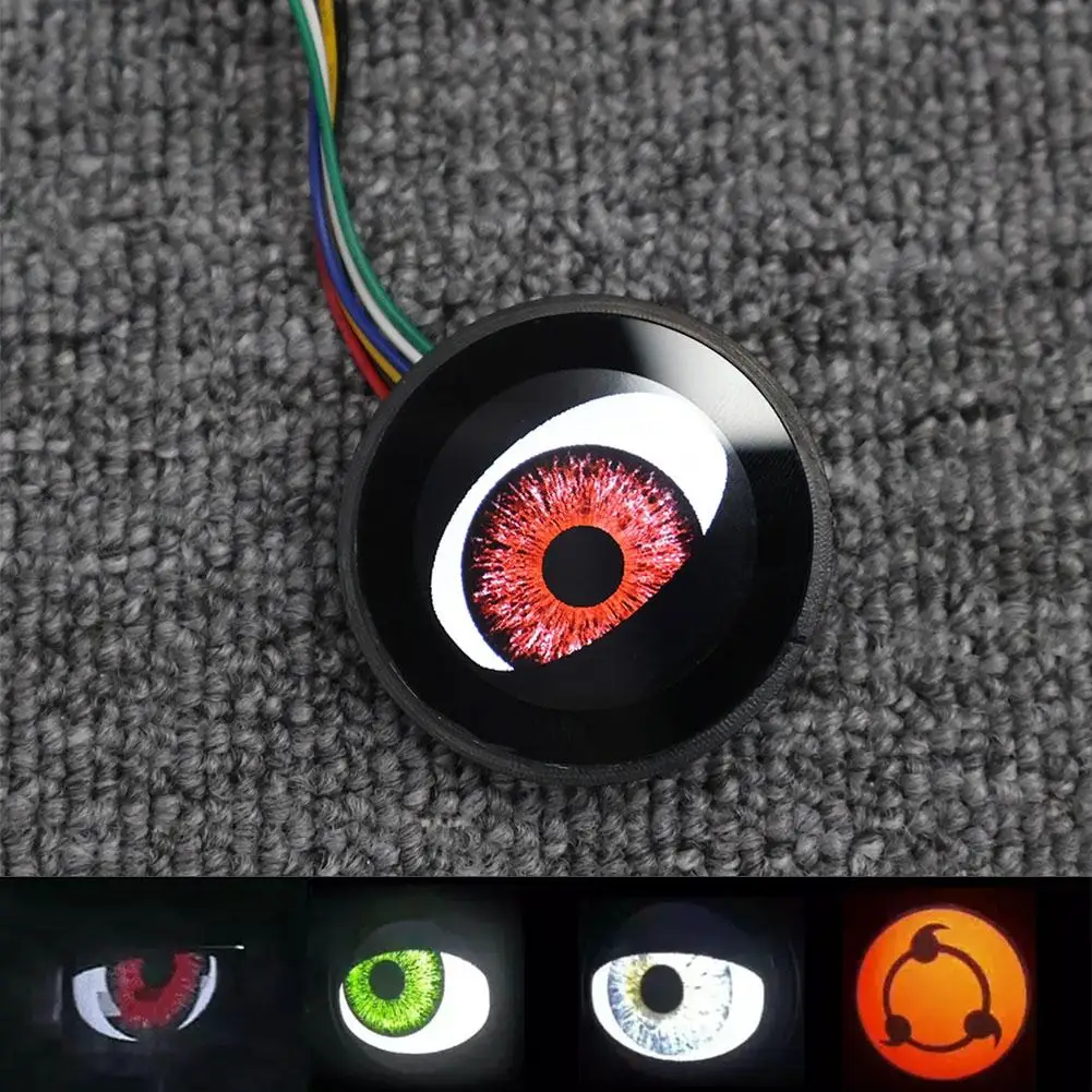 New Dynamic Led Car Headlights Devil Eye Led Eye Light Modified Eagle Headlight Assembly Eye Accessories Light N0f8