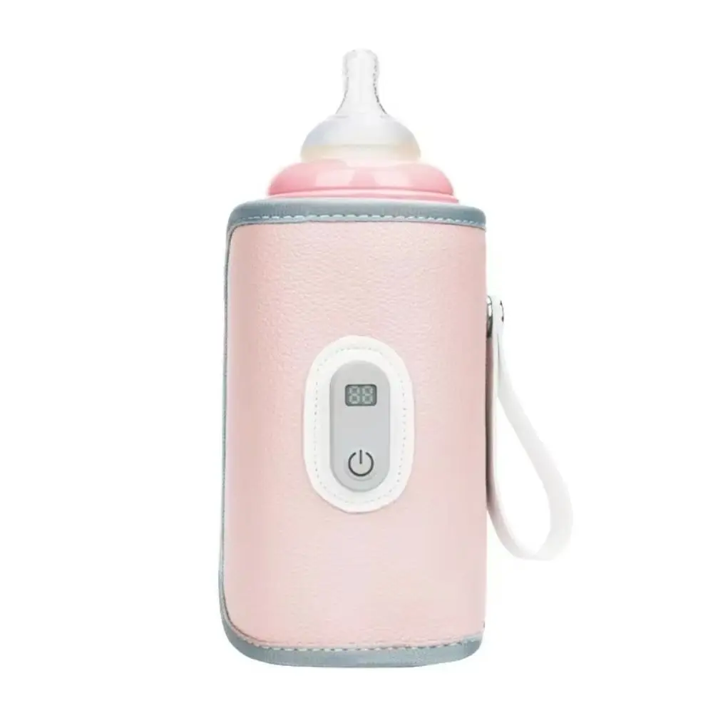 

Digital Baby Bottle Warmer Type-C LED Display Milk Bottle Insulation Cover Heating 5 Levels Bottle Thermal Heater Newborn