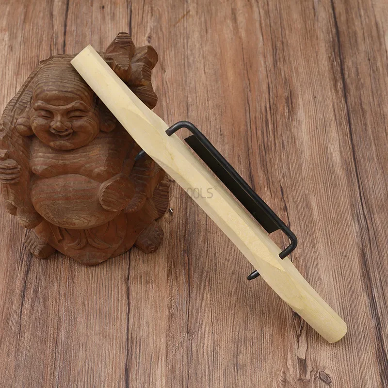 Old Style Bird Planer Carpenter Trimming Edges Manual Planing Hand Tools Yellow Sandalwood Handle Carpentry Whittling Plane Tool