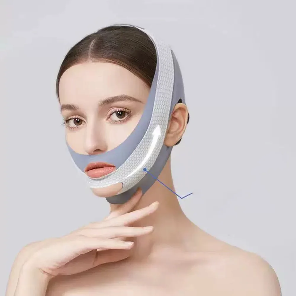 Sleep Face V Shaper Bandage - Facial Slimming Lift Reduce Double Chin Relaxation Band
