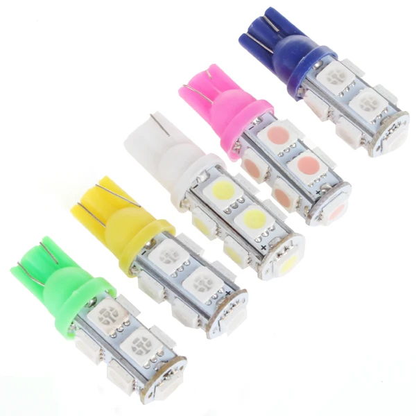 

DC 12V T10 LED W5W 5050 5SMD 192 168 194 White Lights LED Car Light Wedge Lamp Bulbs License Plate Light for Car Vehicle