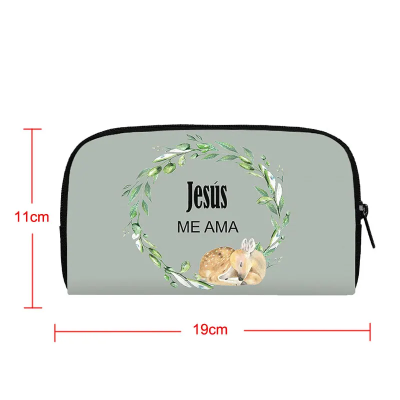 Bible Verse in Spanish Wallet Con Dios Todo Es Posible Purse Credit Card Earphone Holder Christian Gift Money Bag Long Wallets