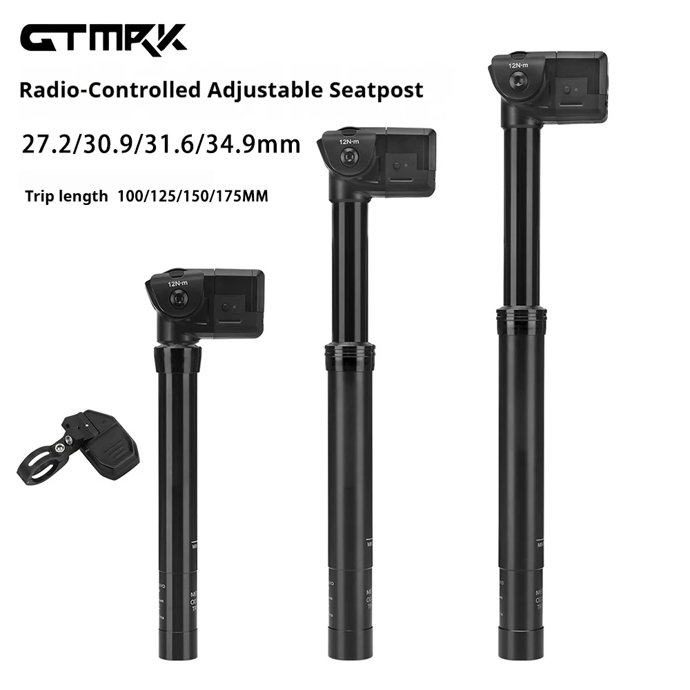 

Подседельный штырь с беспроводной капельницей GTMRK | Электрическая регулировка высоты с дистанционным управлением для эндуро и шоссейных велосипедов MTB