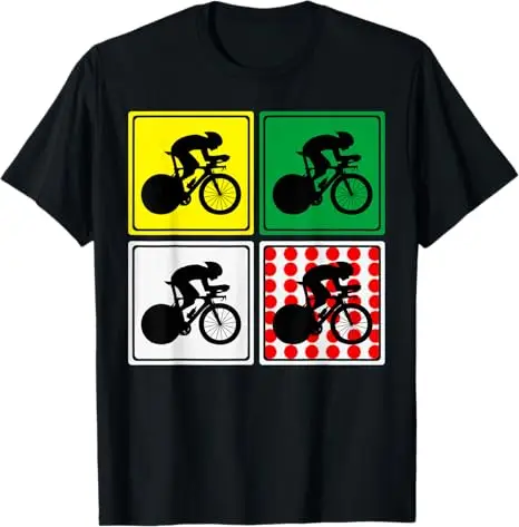 Paris Holiday France Tour Souvenir Radfahren Frankreich Paris Tour T-Shirt Y2k Racing Bike Lover Grafikkleidung Fahrrad ‌ Sport-T-Shirts – Detail 8