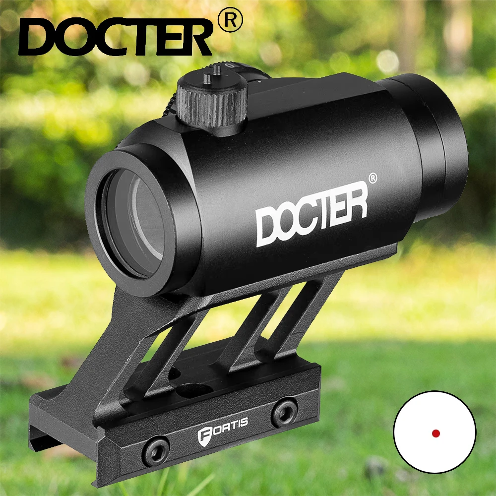 

Docter Optics Tactics 1x20 Red Dot Sight Scope 20mm Rail 20mm Mount Red Dot Sight Hunting