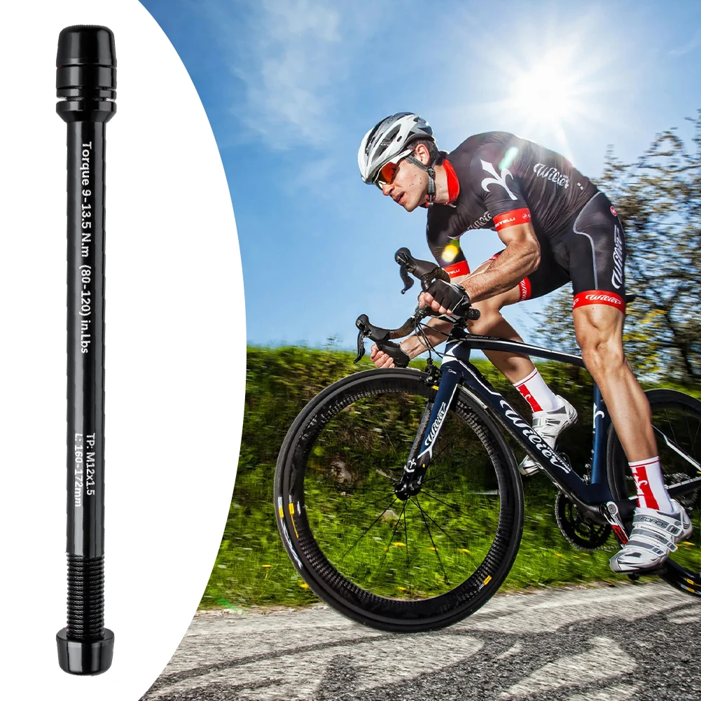 Adaptateur d'essieu traversant en alliage d'aluminium, brochette d'arbre de fourche arrière, brochette d'essieu de vélo Portable pour vélo de route VTT