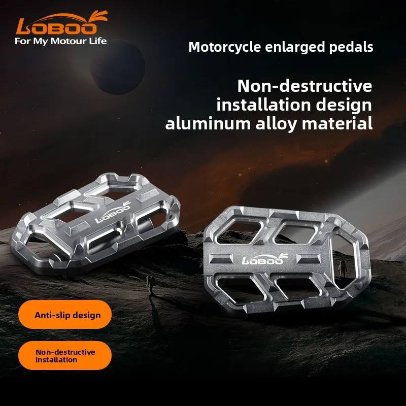 

LOBOO Radish Motorcycle Wide Pedal for G310GS F750GS F850GS S1000XR R1200GS R1250GS R1300GS Enlarged Pedal
