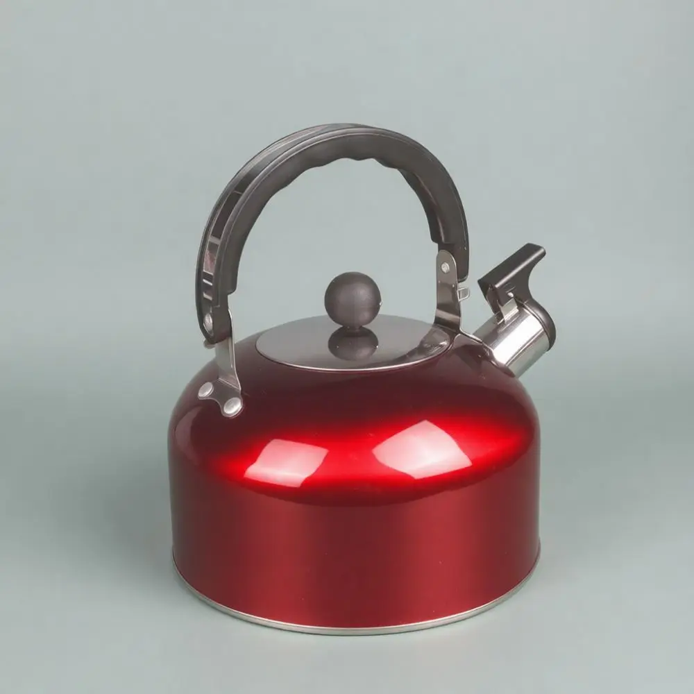 Large Stainless Steel Whistling Kettle Kitchen Pot Tea Boiler Durable Household Water Accessory Compatible With Gas Induction