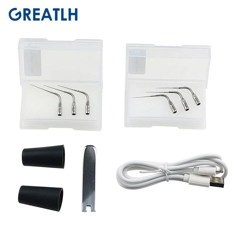 Greatlh Dental Endo Ultra Activator Endo Irrigator Draadloze Ultrasone Activator Met 6Tips Voor Endodontische Behandeling Tandheelkundige Tool