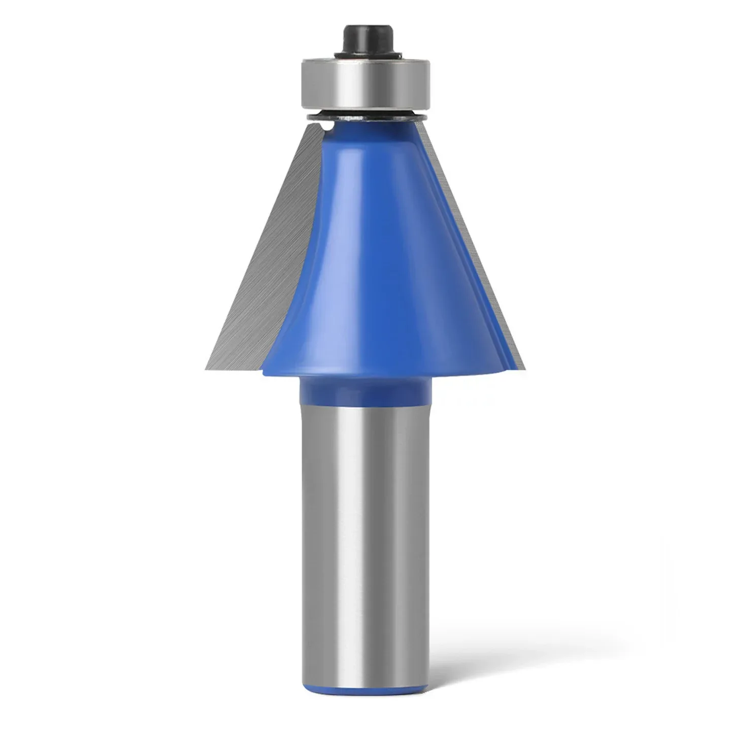 LAVIE 1pc 1/4" / 1/2" 8mm Shank Chamfer 22.5° Bevel Router Bit, Woodworking Milling Cutter,Trimmer & Engraving Bit,Bevel Cutter
