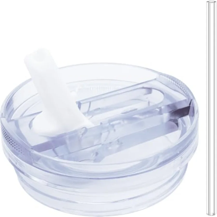 

Leak Proof Flip Straw Lid Replacement for Stanley Quencher H2.0 and ProTour Tumbler