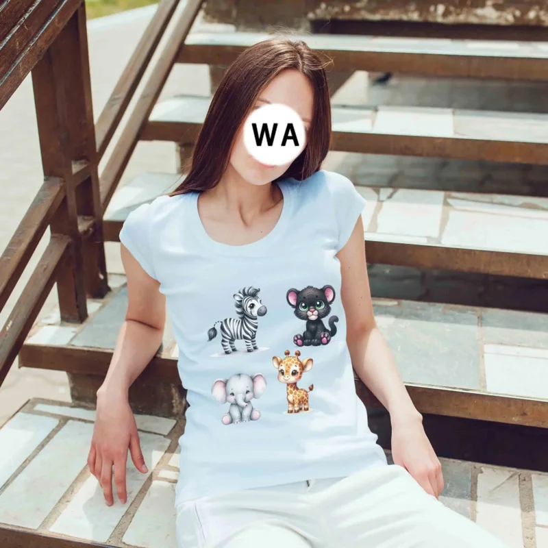 Ijzeren Patch Schattige Tropische Kleine Dieren Warmteoverdracht Op Kleding Strijkijzer Op Overdracht Warmte Afdrukken Dtf Transfers Klaar Om Te