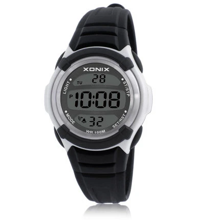 

XONIX новые модные женские милые детские часы, спортивные резиновые цифровые светодиодные наручные часы с героями мультфильмов для девочек и мальчиков, плавание и дайвинг ES