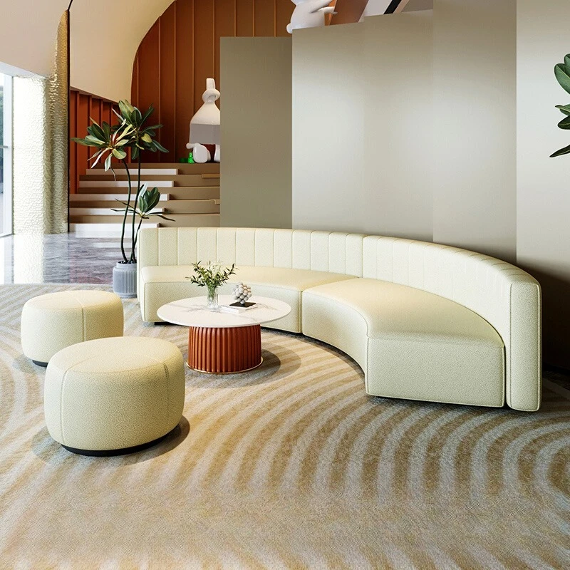 

Aesthetics Curved Sofa Designer Modern Simple European Creative Leisure Salon Sofas Lazy High Quality Salon Muebles Furniture