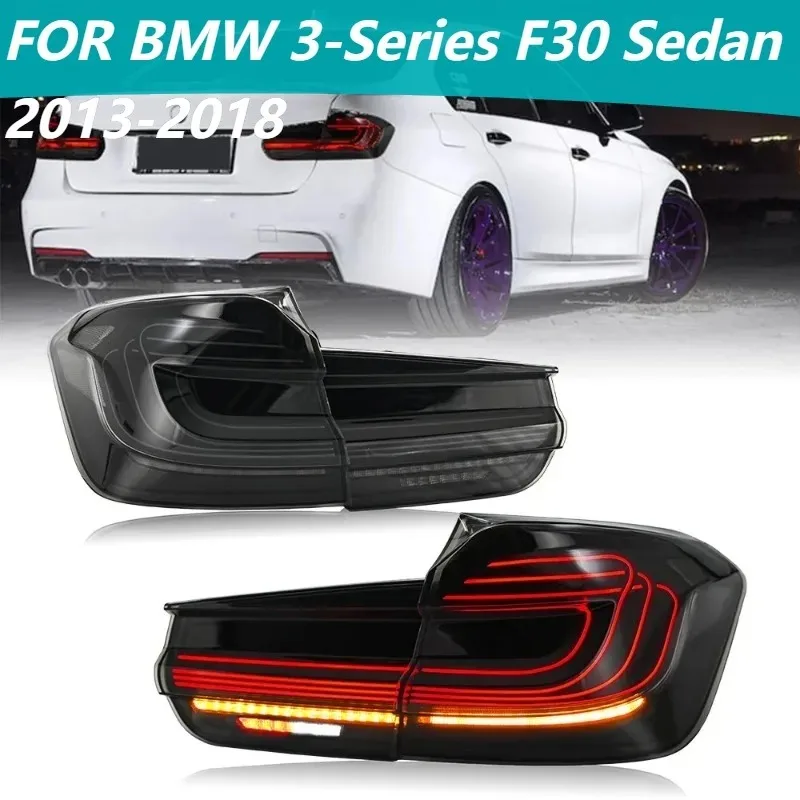 

1 пара светодиодных задних фонарей для BMW 3-Series F30 Sedan 2013-2018, последовательный указатель поворота