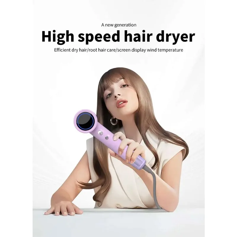 

Electric Ionic Hair Dryer High Speed 110000 Turn Points Bladeless HairDryer Negative Ion Professional Super Leafless Hair Dryer