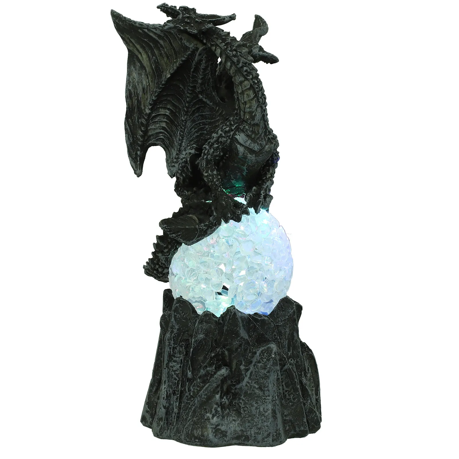 

Enchanting Dragon Decor Sculpture Halloween Winged Dragon Figure for Yard Office Decoration