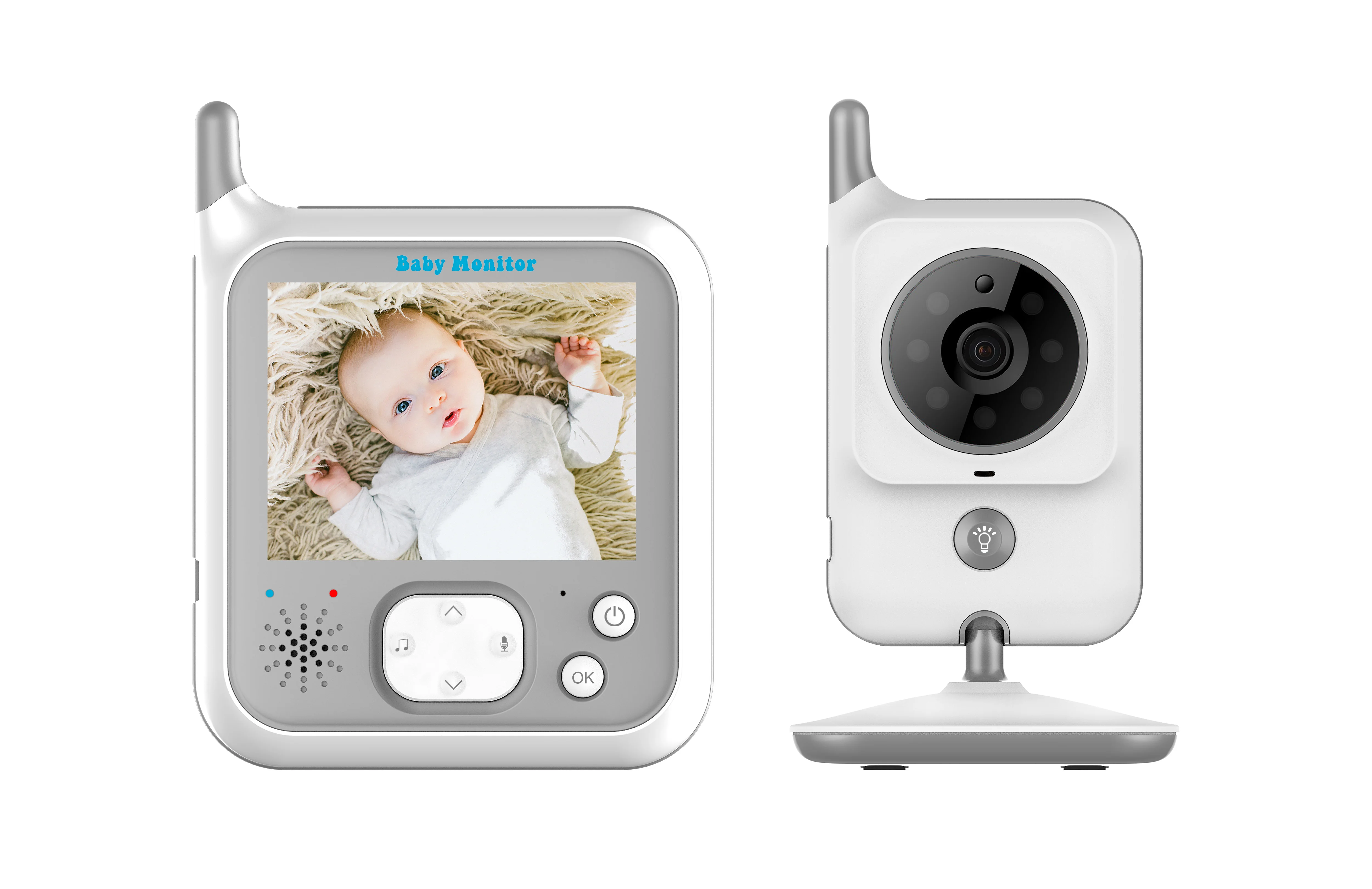 3.2Inch Wireless Long Distance Digital Baby Monitor Temperature Monitoring Lullaby Babysitter Nanny Cam Intercom VOX Baby Camera