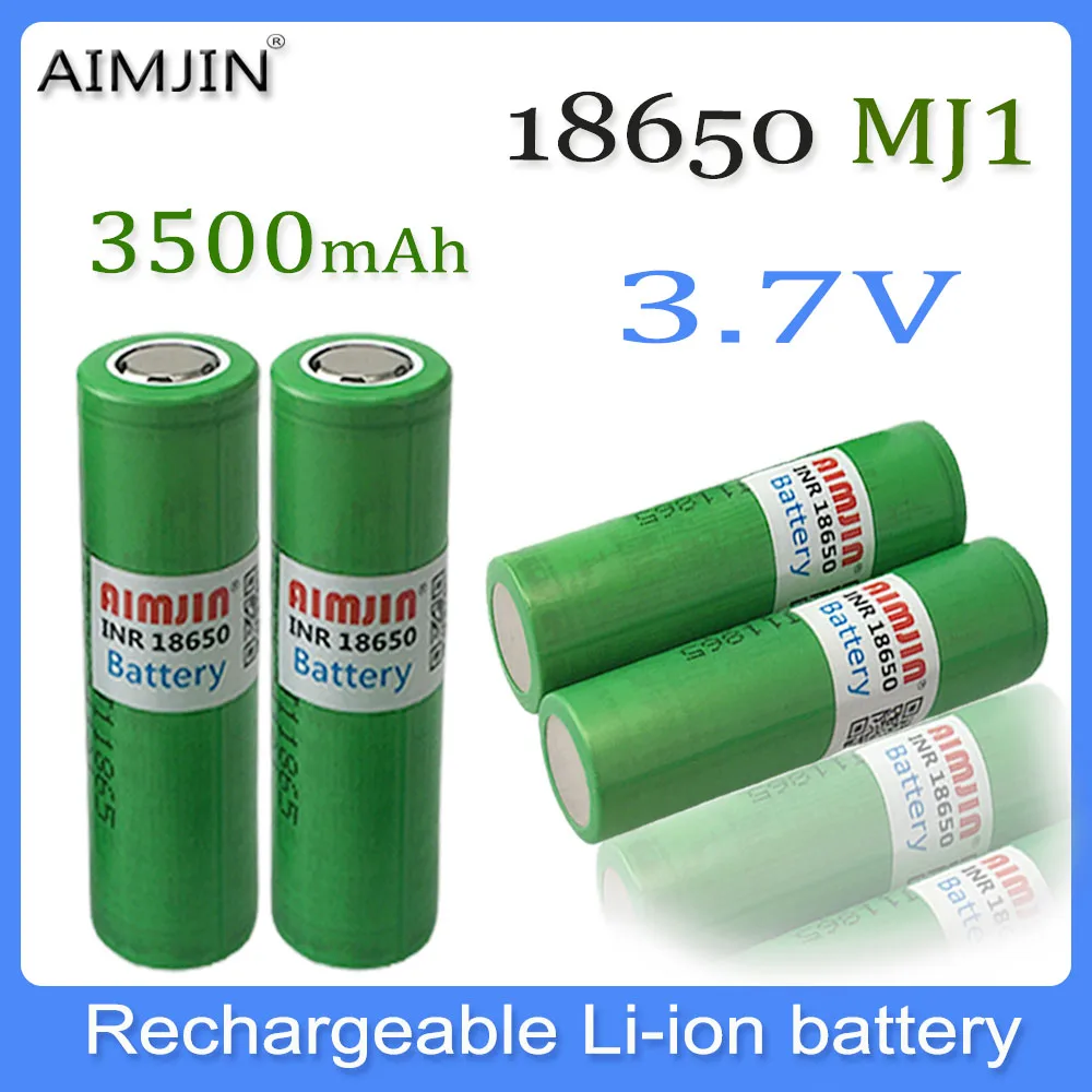 18650 MJ1 3.7V 3500mAh  Li-ion Battery For Our 18650  Toy Tool Flashlight Battery