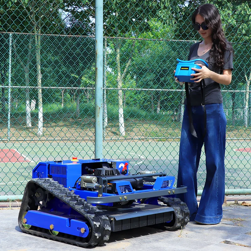 

Customized all-terrain compatible intelligent remote-controlled lawn mower with CE certification, lawn maintenance mower