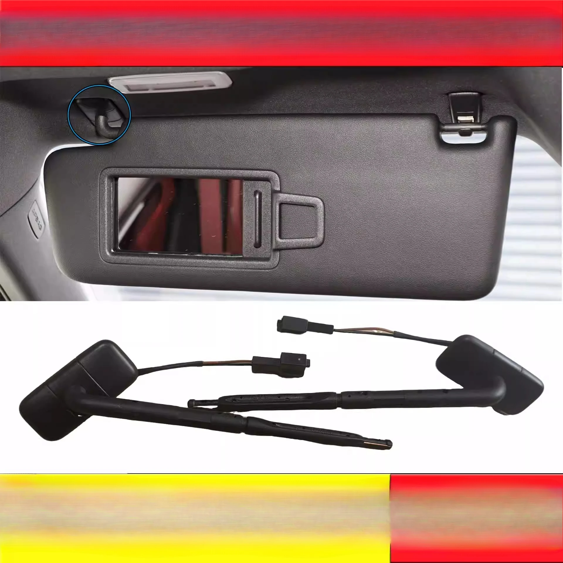 

1pcs For Porsche Macan Sun Visor Hinge Base Rotation Rod