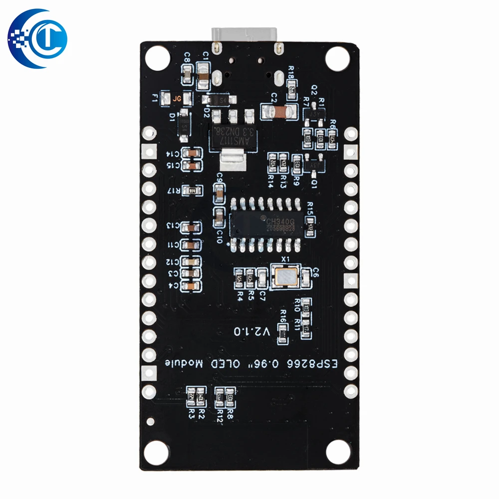 NodeMCU ESP2266 Board: Integrated 0.69 Inch OLED Display, CH300G, ESP-12F WiFi Module -TYPE - C USB, For Arduino/Micropython