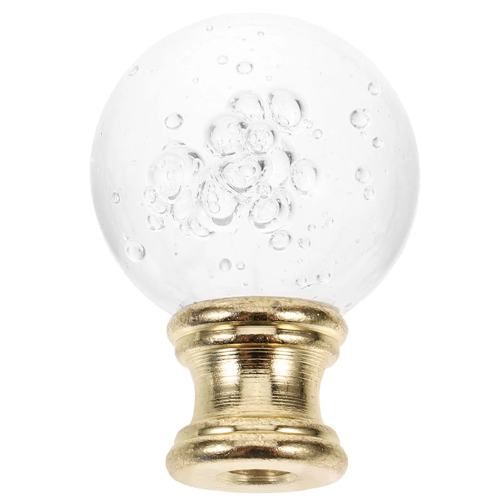 

Black Metal Acrylic Lamp Finials Light Knob Caps for Table Floor Lamps Decorative Accessories Durable Easy Installation Home