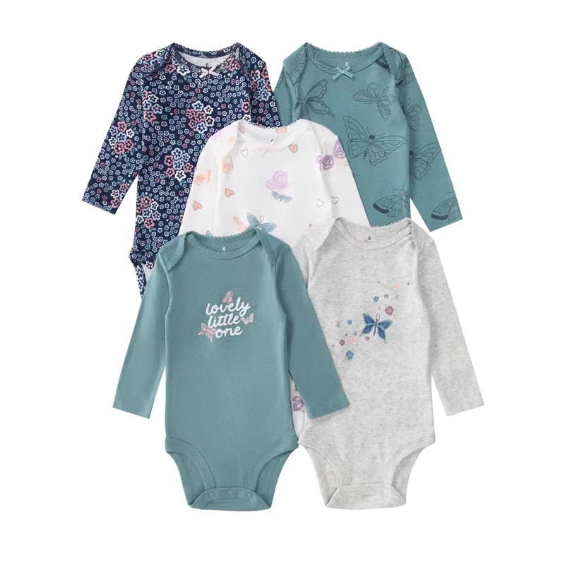 iyeal-juego-de-5-bodies-de-manga-larga-para-bebe-con-estampado-floral-peleles-suaves-para-recien-nacidos-ropa-de-una-sola-pieza-para-ninos-y-ninas