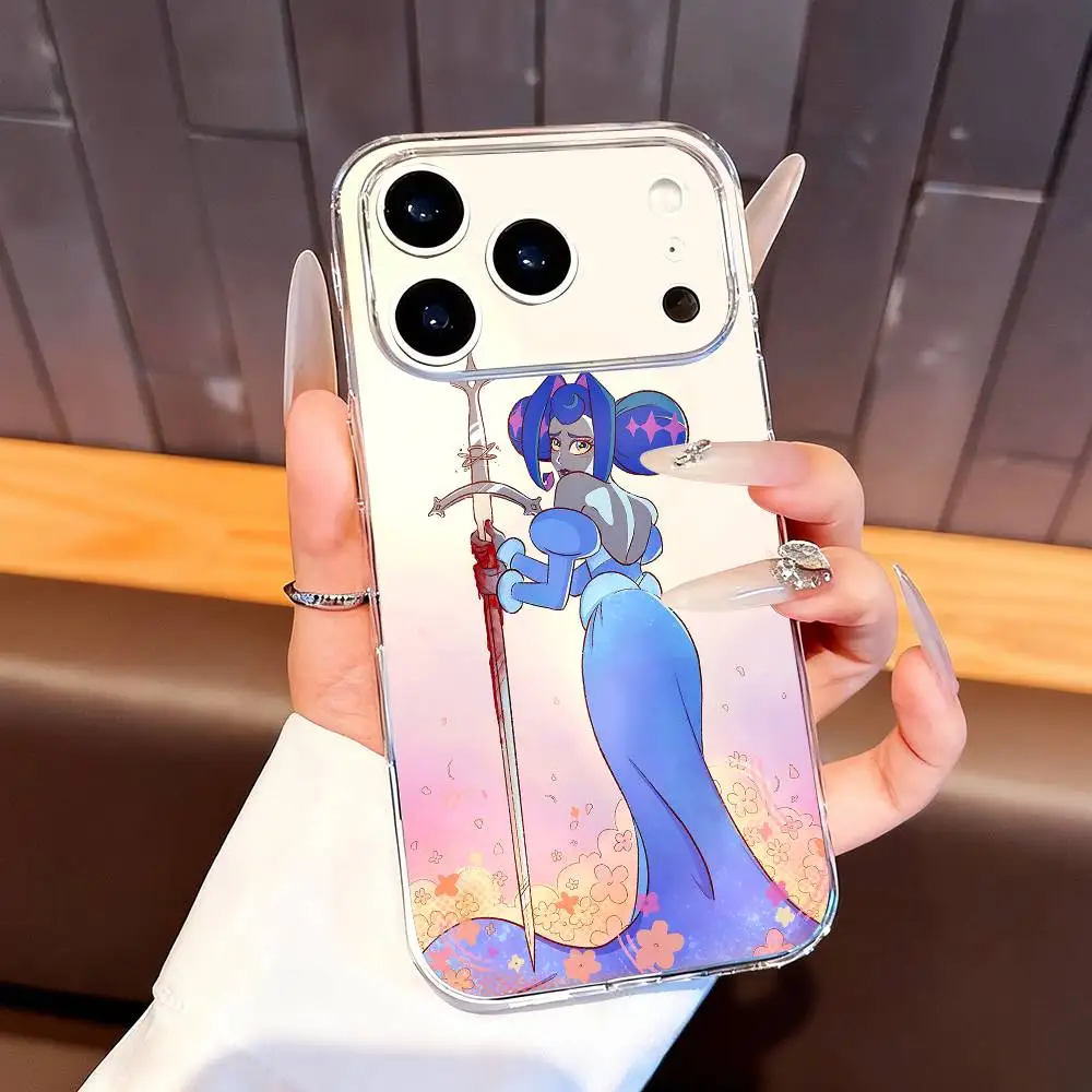 حافظة هاتف K-Knights of G-GuinevereS لهاتف iPhone 7,17,16,15,14,13,12,11 Pro,Max,Plus,XR,Mini,E غطاء ناعم شفاف بتغطية كاملة