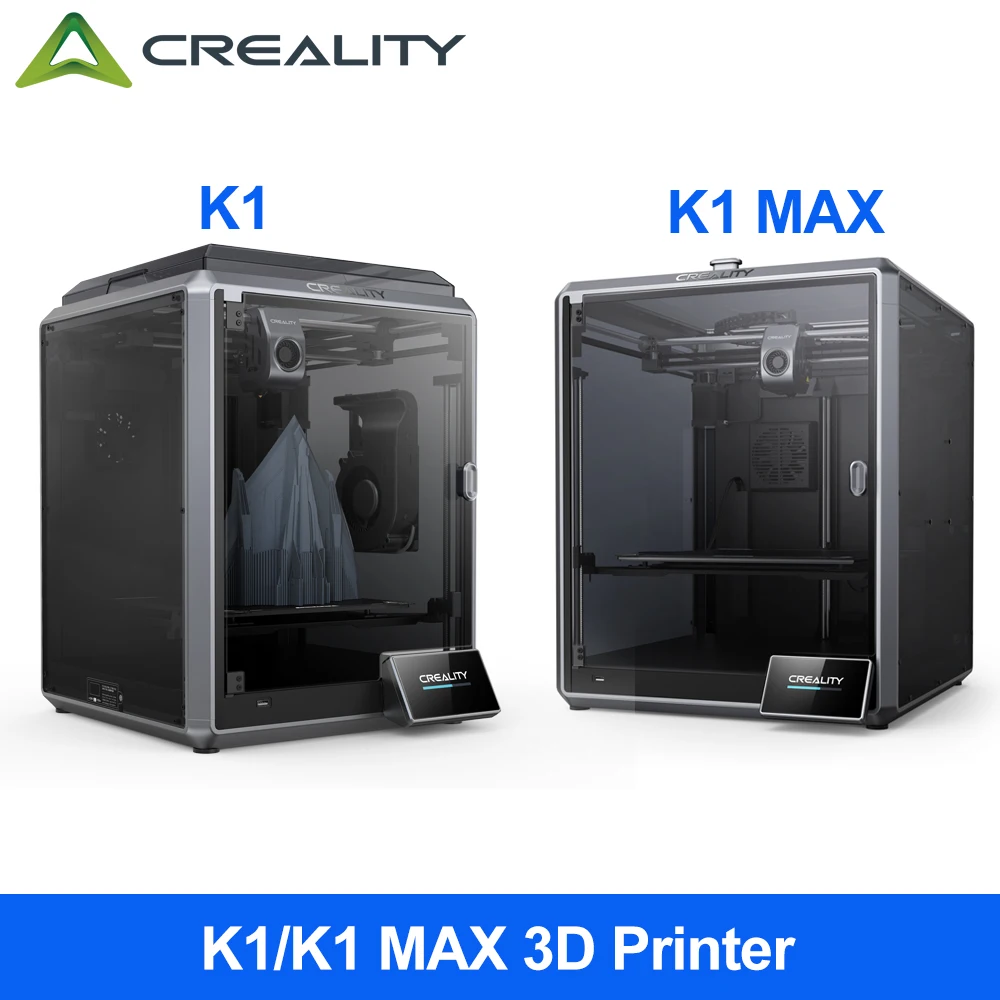 CREALITY K1/K1 MAX 3D Printer 600mm/S Speed Printing Stable Frame Auto Leveling Dual Fan Direct Cooling Drive Extruder 3D Printe