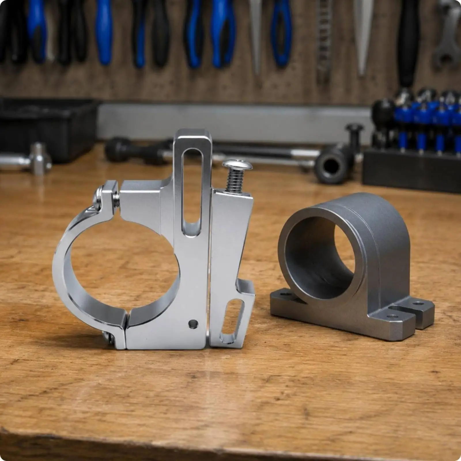 Front Derailleur Adapter Clamp Anodized Front Derailleur Mount Lightweight