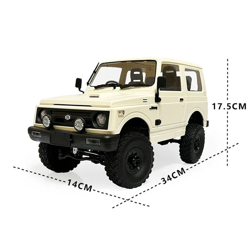 1/10 WPL C74 C-74 Jimny Warrior 2.4G RC Off-road Vehicle Model Boy\'s Birthday Christmas Gift