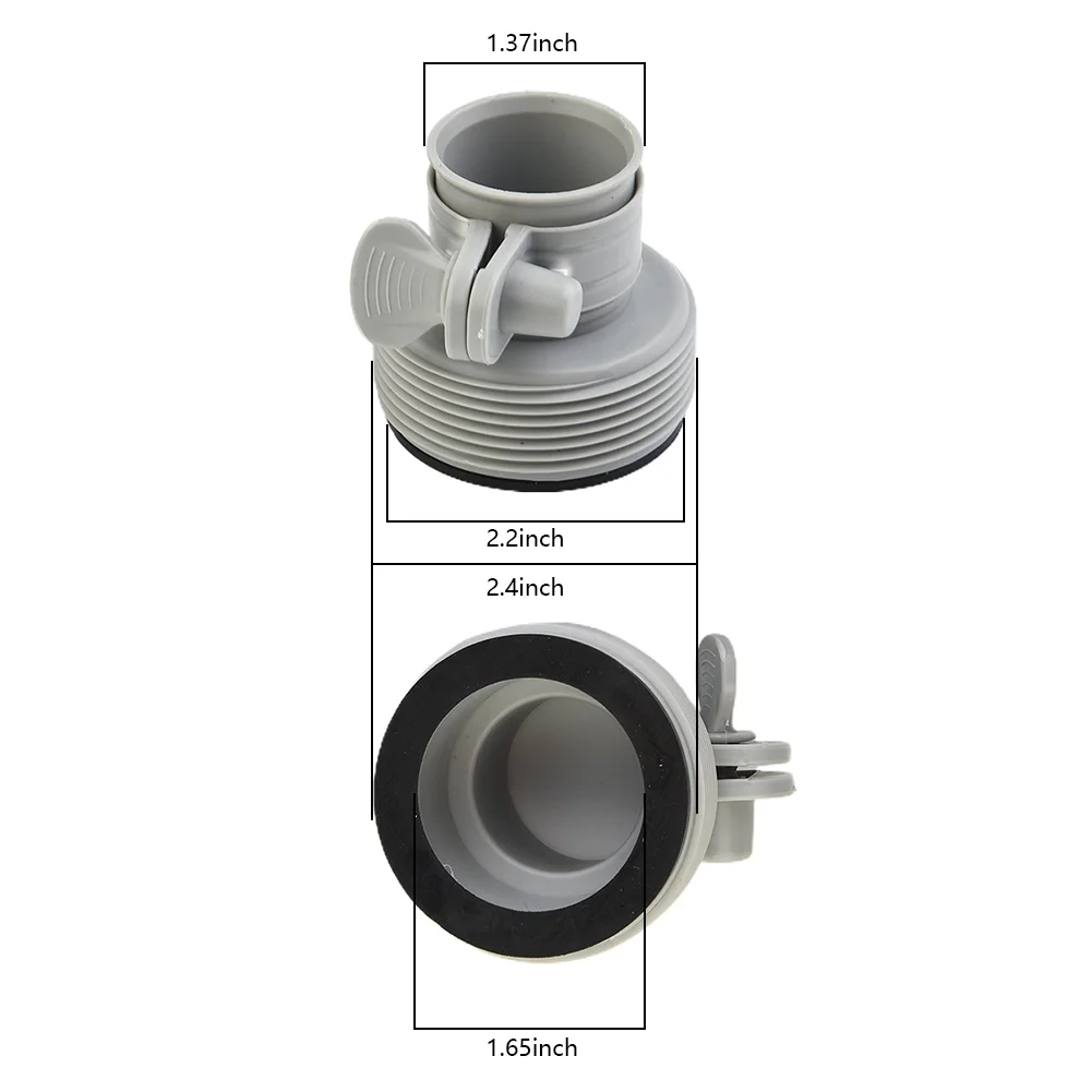 Practical Protable Top Sale Useful Newest Adapters Conversion For Intex Parts Pool Replacement 1.25in To 1.5in