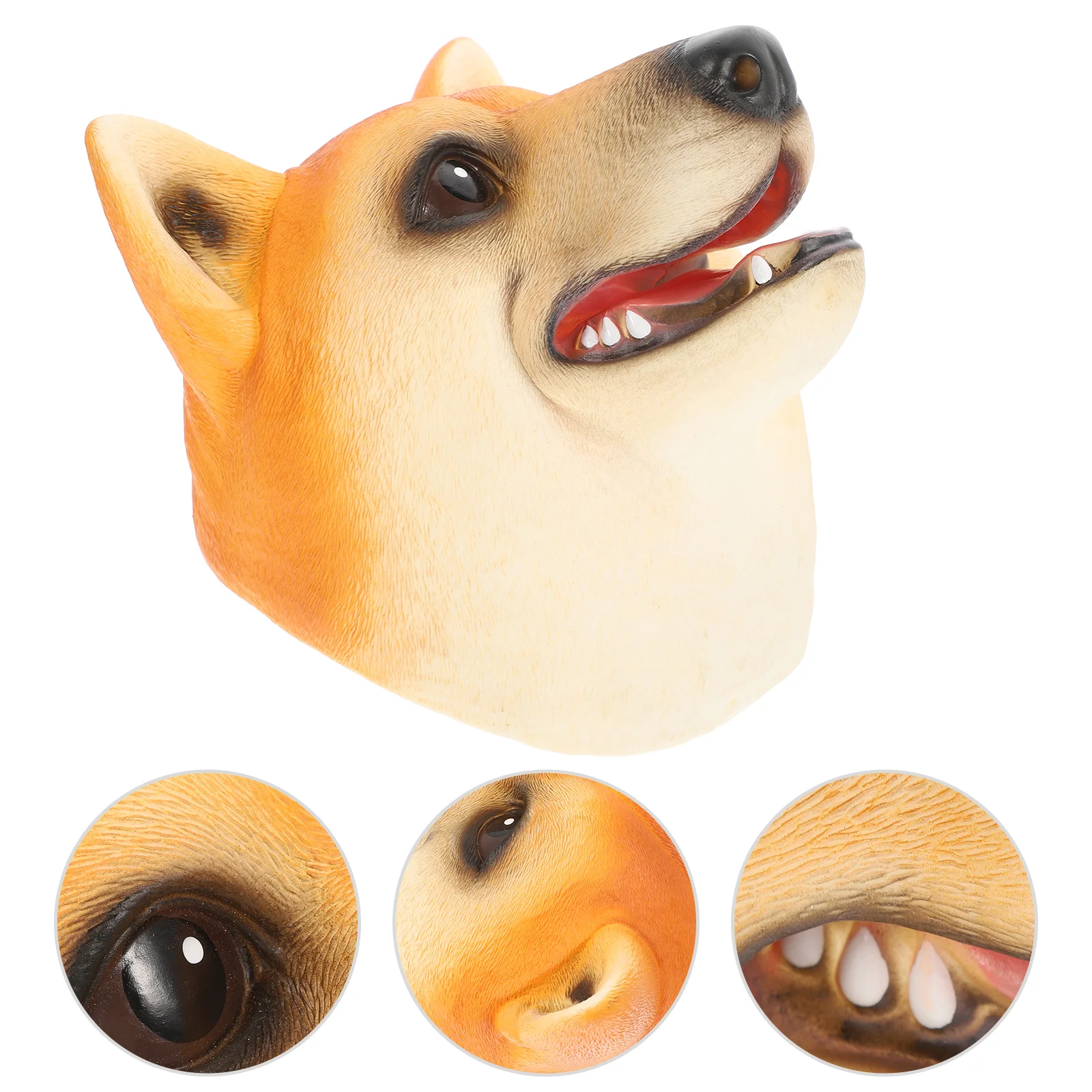 Hand Puppet Vinyl Dog Puppets Party Favors Kids Head Design Children Interactive Gloves for