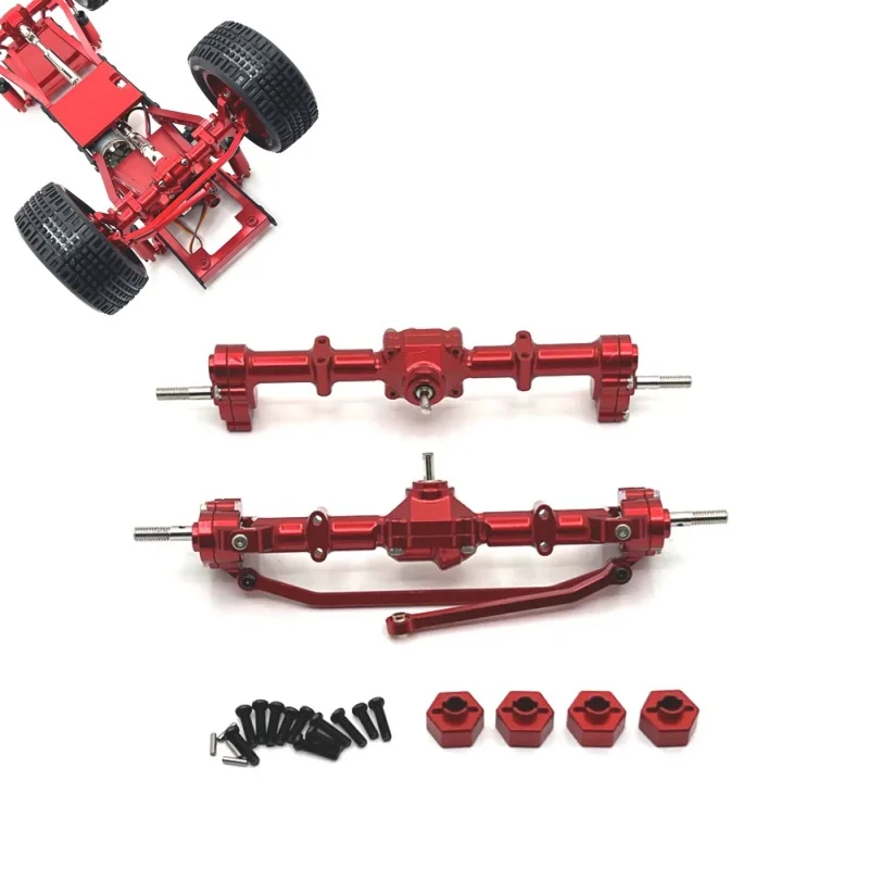 

Metal Upgrade Portal Axle Kit Front and Rear Axle Assembly 12mm Adapter RC Car Parts For MN 1/12 MN168