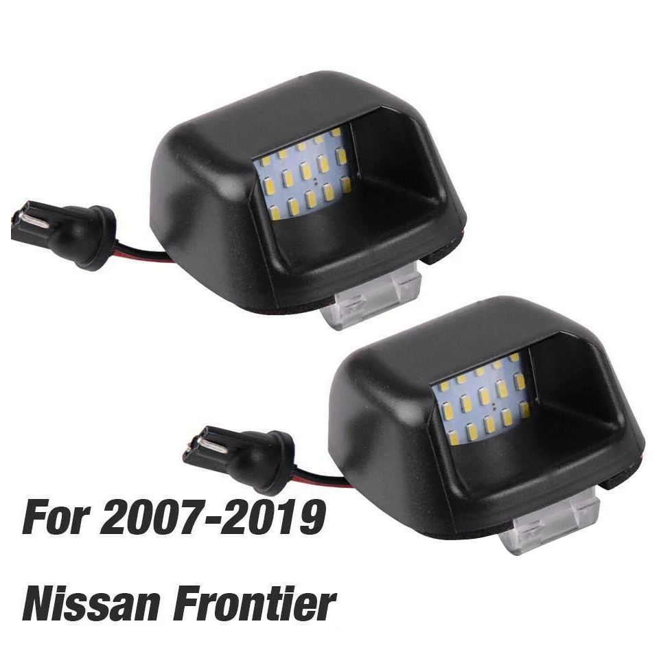 Luz de matrícula LED, Nissan Navara D40 Frontier 2004-2018