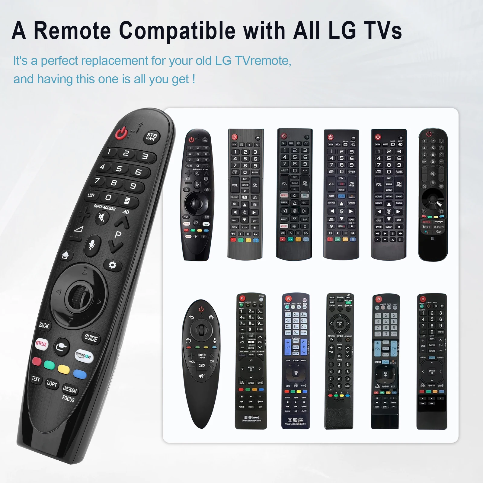 An-Mr18Ba Mr18Ba Magic Remote com pesquisa por voz e laser para LG