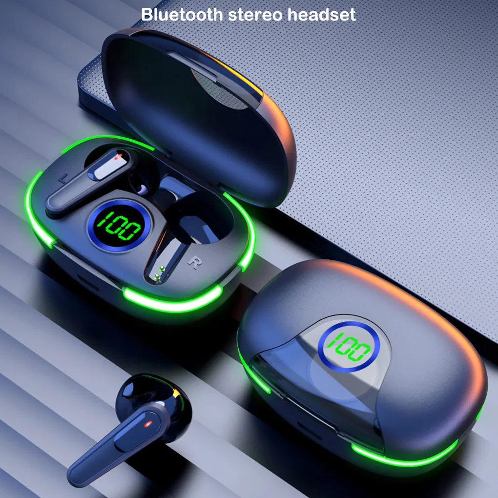 Bluetooth-compatible Headset Lossless Touch Control Headphones Earphones