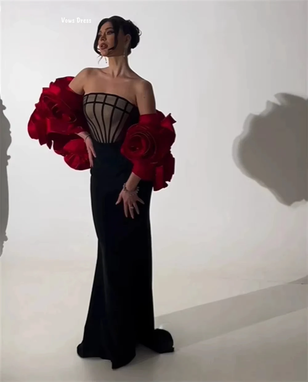 

Vows Off-shoulder Evening Dresses for Women Wedding Party Dress Custom Made Women's Elegant Dresses for Special Occasions Sexy