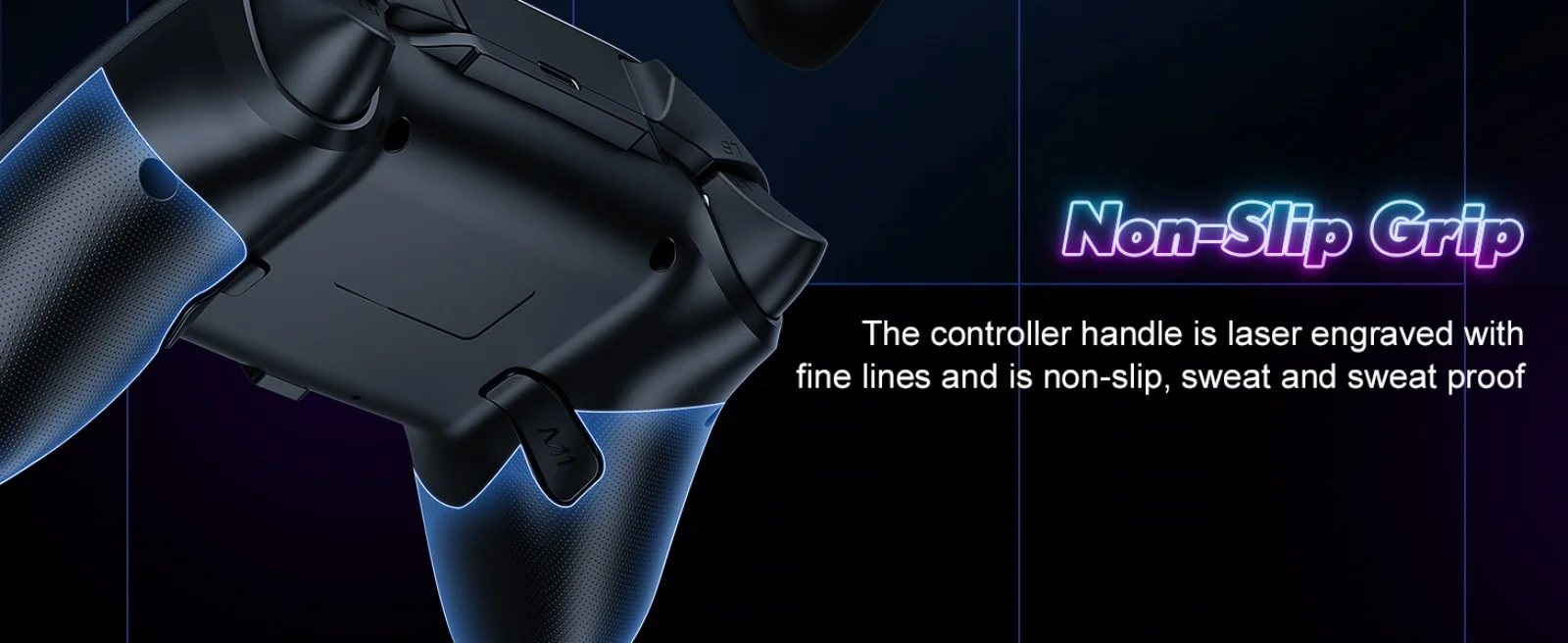 Spielcontroller für Switch Lite/OLED/PC/Steam, kabellose RGB-Gamepads mit Bluetooth, Hall-Effekt, Turbo-Funktion, Makrofunktion, 6 Gyro-Achsen, zwei Vibrationsmotoren. – Detail 7