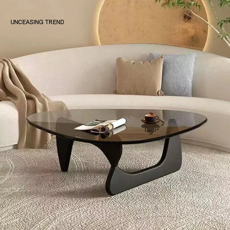 Glass Coffee Table Living Room Scandinavian Coffee Tables Tempered Glass Home Balcony Corner Table Modern Minimalist New