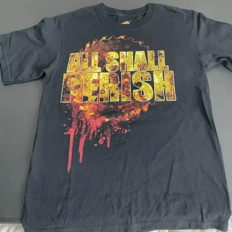 All Shall Perish Band For Fan Black Cotton T shirt Full Size S 5XL