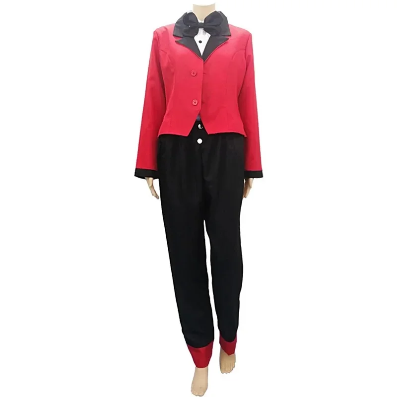 x;3,f'6;h\9/Anime Hazbin Hotel Charlie Morningstar Cosplay Costume Women Men Red Uniform with Bow Ti6'h.8\j,3/f' view 4