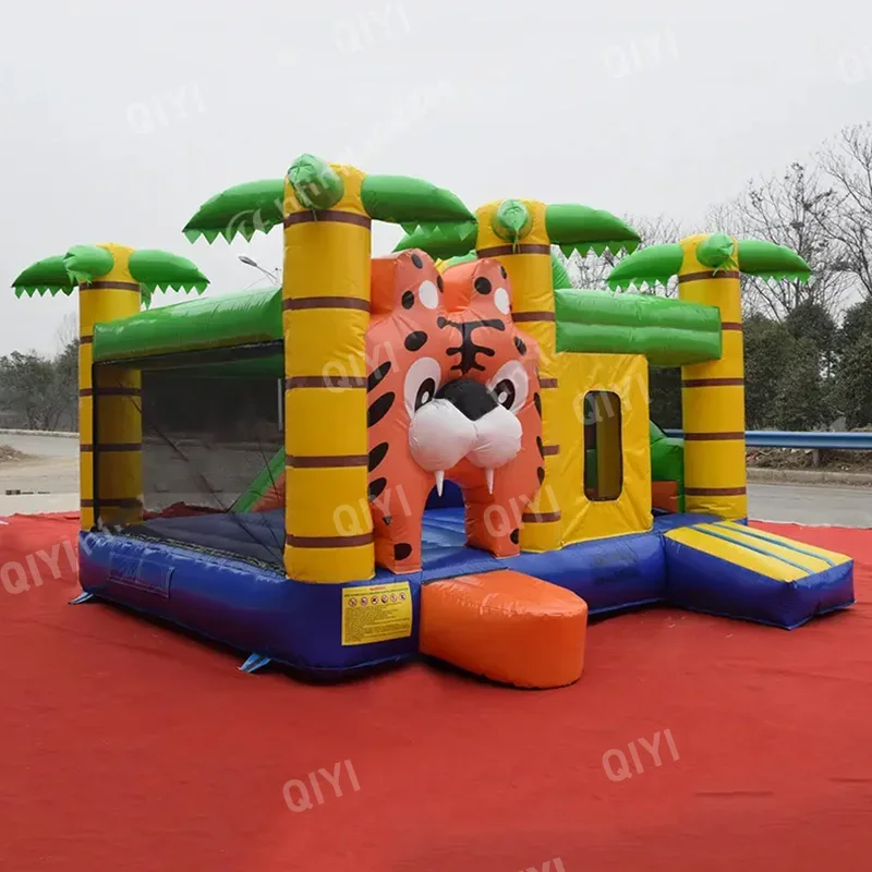 Brand New Inflatable Castle Animal Theme Bounce House For Kids Jumping Castle With Slide Inflatable Combo