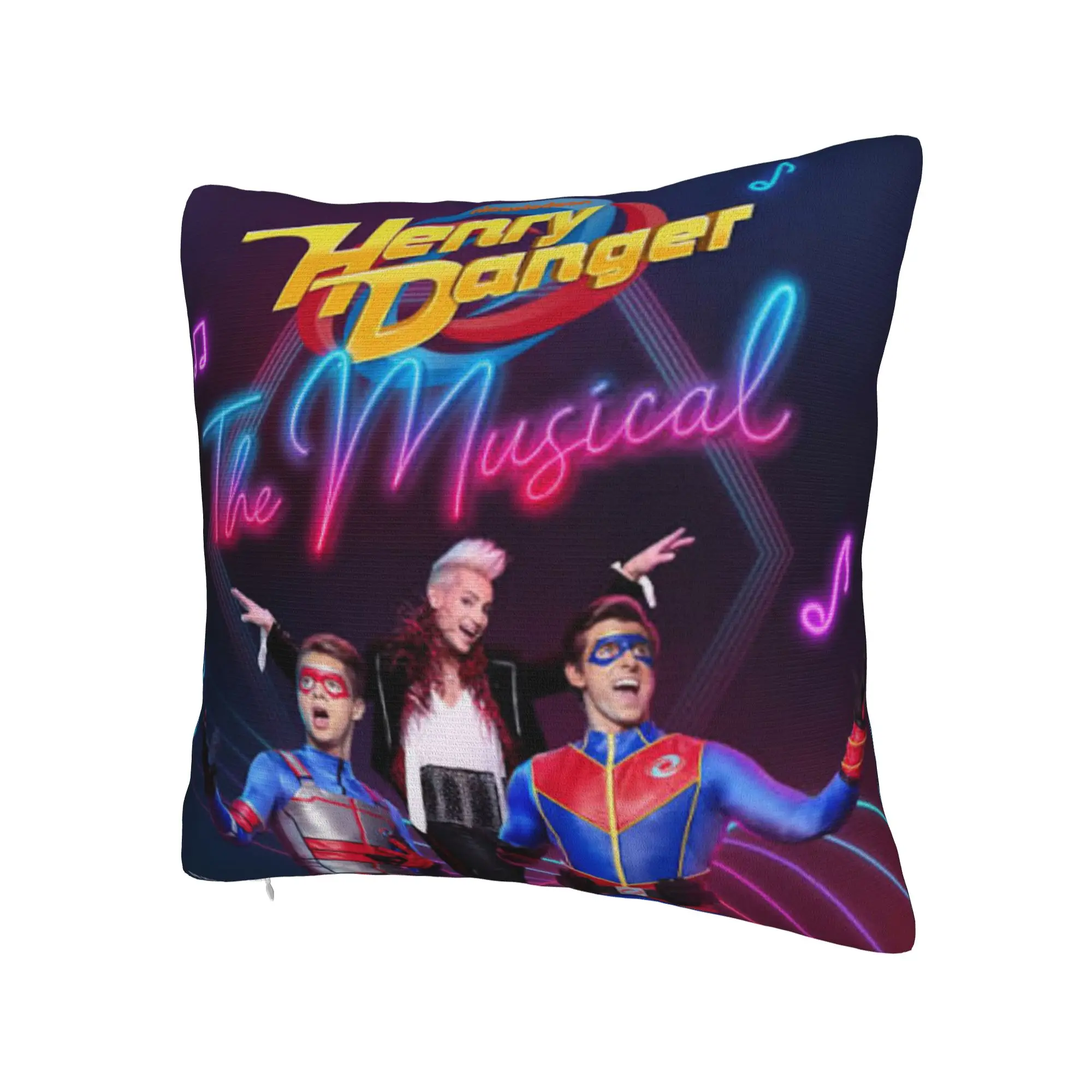 Captain Henry And Kid Danger  Printing Pillowcase Cushion Cover  Throw Pillow Cover New Style Home Decor Zippered Multi-Size