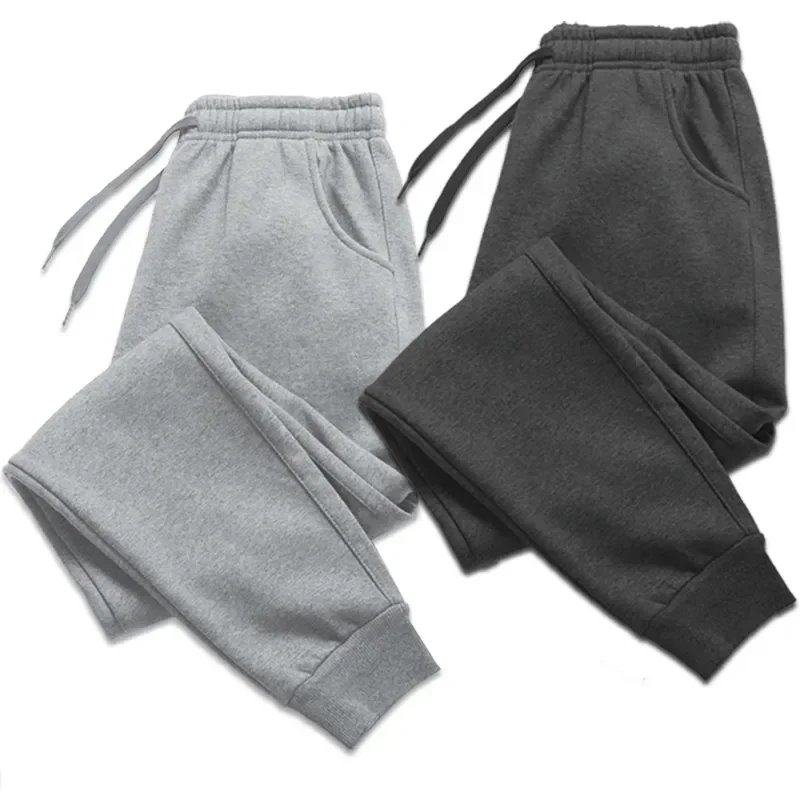 

Men's and women's long pants for autumn and winter, men's casual wool sport pants, soft sport pants, jogging pants