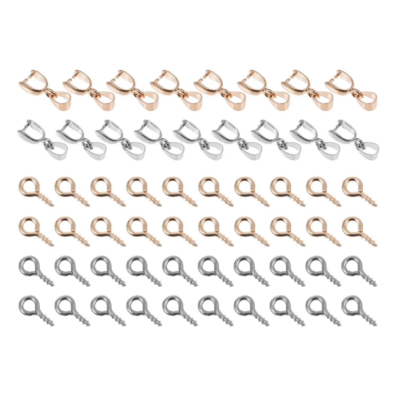 1 مجموعة DIY المسمار العين دبوس سبيكة الأغنام العين المسمار دائم الخيوط هوك لصنع المجوهرات الحرفية معلقة صور الايبوكسي لوازم الفن