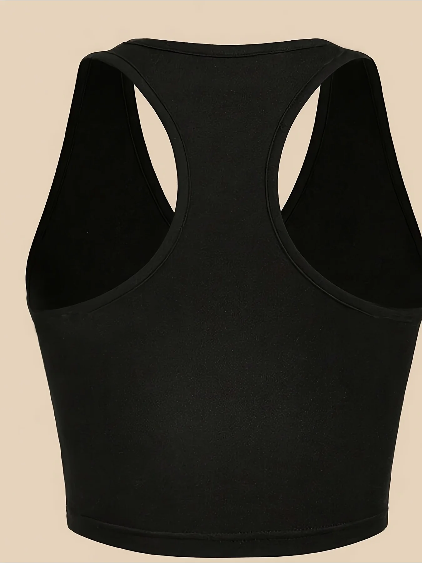 2026 Frühling und Sommer Lässiges Elegantes Einfarbiges V-Ausschnitt Komfortables Kurzes Tanktop Dreiteiliges Set – Detail 5