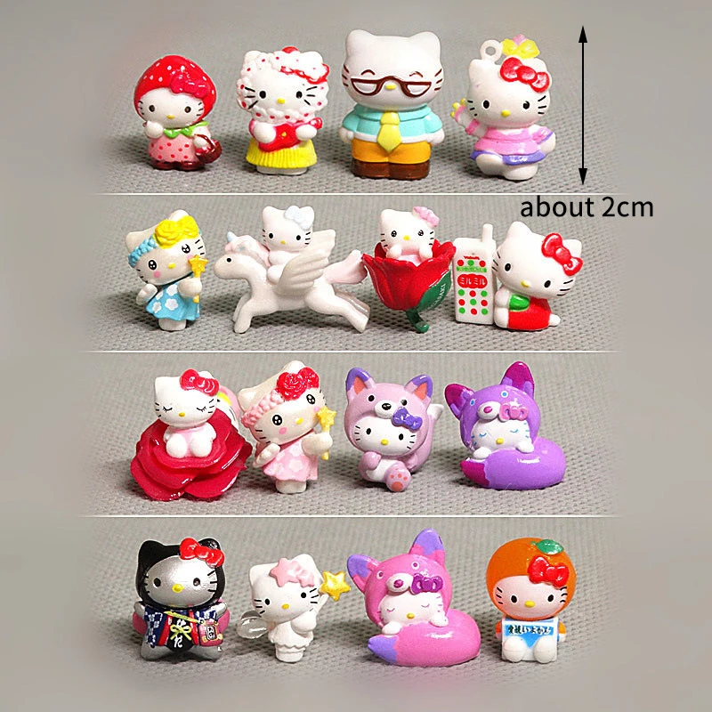 Cartoon Cat Anime Figure Doll Kawaii Cake Room Decorative Decoration Christmas Toy