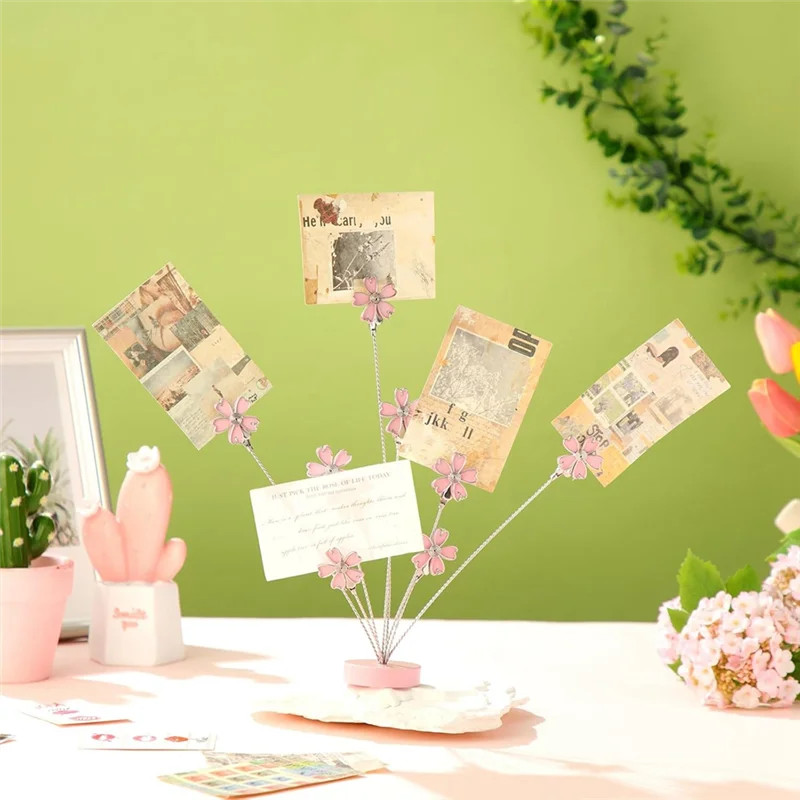 

SHGO-держатель для дерева с 8 ветками, зажим для держателя подарочной карты денежного семейного дерева, подставка для фоторамки